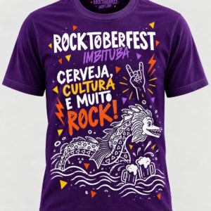 <small>Camiseta Rocktober</small><br> Roxa