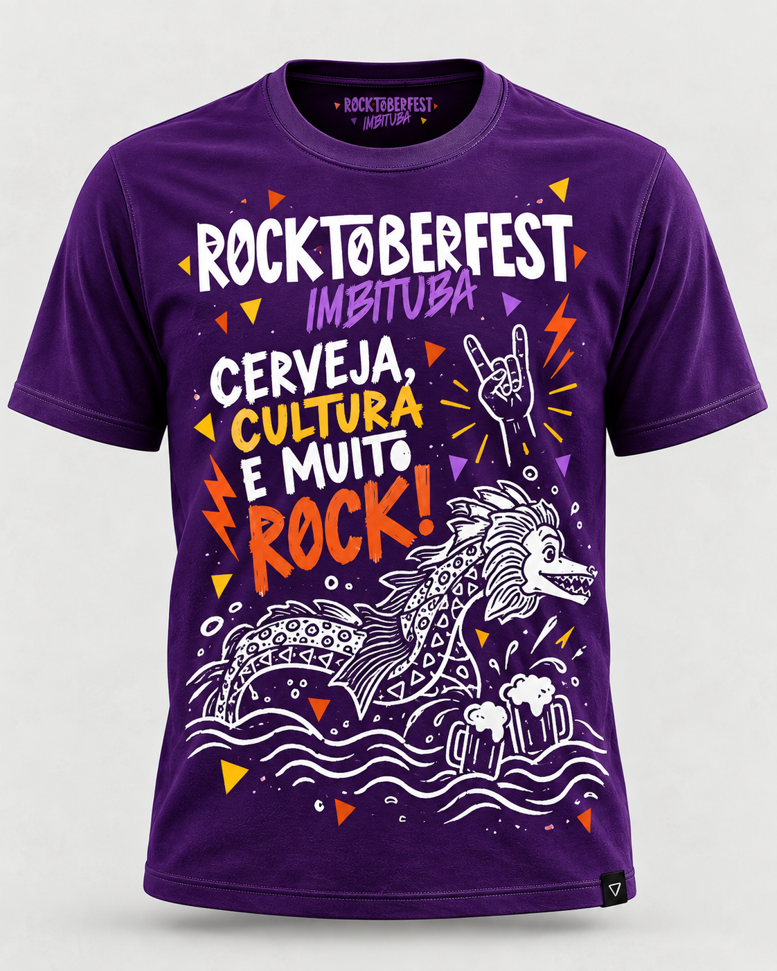 <small>Camiseta Rocktober</small><br> Roxa